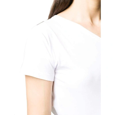 Shop Aries Arise Women's White Cotton T-shirt