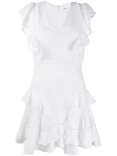 Shop Isabel Marant Étoile Women's White Linen Dress