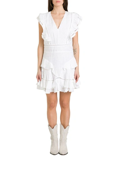 Shop Isabel Marant Étoile Women's White Linen Dress