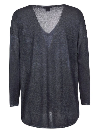 Shop Avant Toi Blue Cashmere Sweater