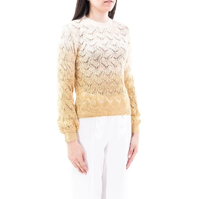Shop L'autre Chose Yellow Cotton Sweater