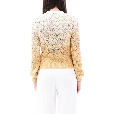 Shop L'autre Chose Yellow Cotton Sweater