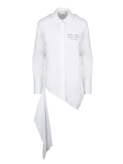 Shop Off-white Women's White Cotton Shirt