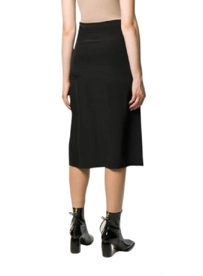Shop Mcq By Alexander Mcqueen Women's Burgundy Silk Skirt