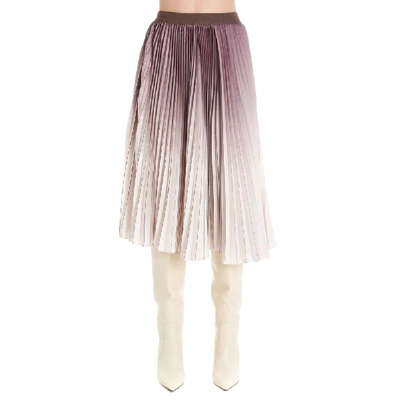 Shop Agnona Purple Polyester Skirt