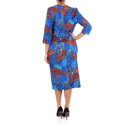 Shop Altea Women's Blue Viscose Dress