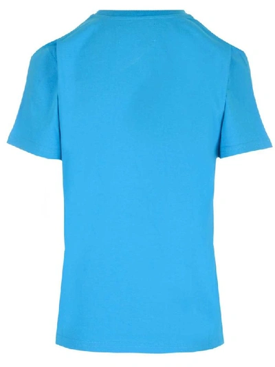 Shop Alberta Ferretti Light Blue Cotton T-shirt