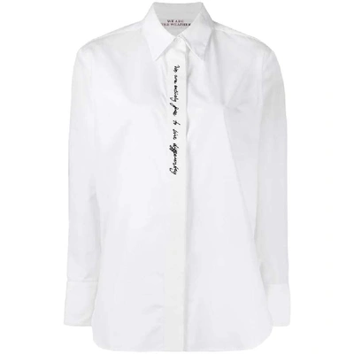 Shop Stella Mccartney Women's White Cotton Shirt