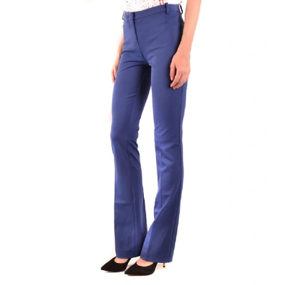 Shop Pinko Women's Blue Viscose Pants