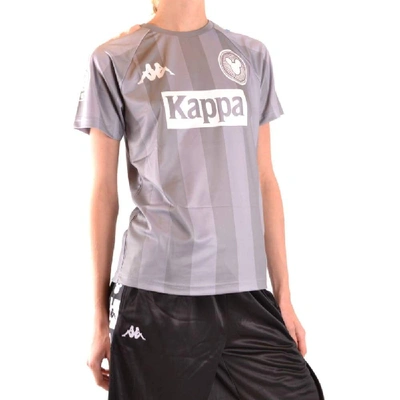 Shop Kappa Women's Grey Polyester T-shirt