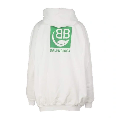 Shop Balenciaga White Sweatshirt