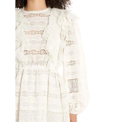 Shop Ulla Johnson White Cotton Dress