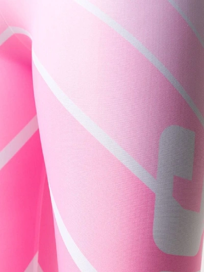 Shop Gcds Women's Pink Cotton Leggings