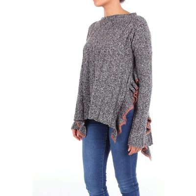 Shop Alysi Women's Black Wool Sweater