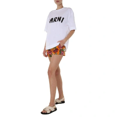 Shop Marni White Cotton T-shirt