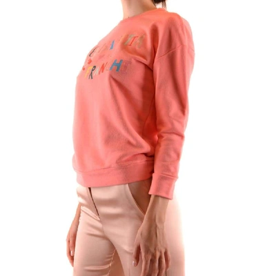 Shop Elisabetta Franchi Women's Pink Cotton Sweatshirt