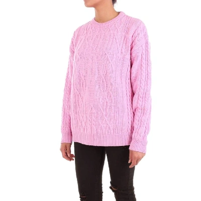 Shop Moschino Women's Pink Wool Sweater