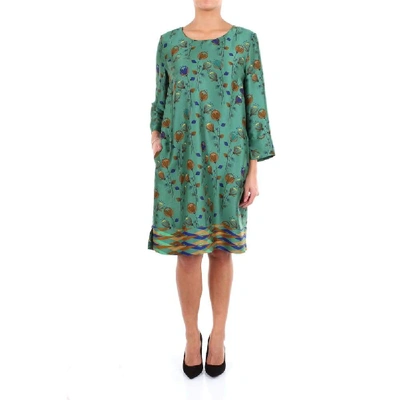 Shop Altea Women's Green Viscose Dress