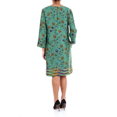 Shop Altea Women's Green Viscose Dress