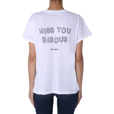 Shop Etre Cecile Women's White Cotton T-shirt