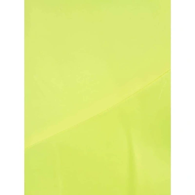 Shop Helmut Lang Yellow Viscose Skirt