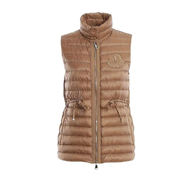 Shop Moncler Women's Brown Polyamide Vest