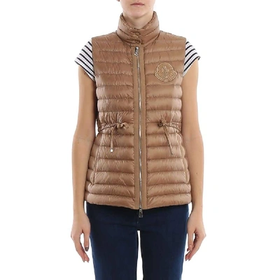 Shop Moncler Women's Brown Polyamide Vest