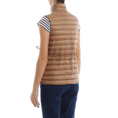 Shop Moncler Women's Brown Polyamide Vest