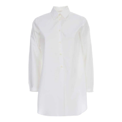 Shop Alberto Biani White Cotton Shirt