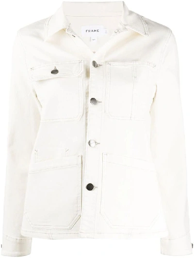 Shop Frame White Cotton Jacket