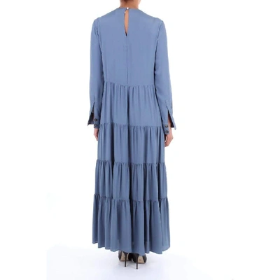 Shop Alysi Women's Blue Acetate Dress