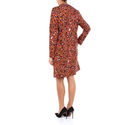 Shop Altea Women's Brown Viscose Dress