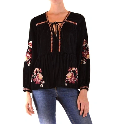 Shop Pinko Women's Black Polyester Blouse