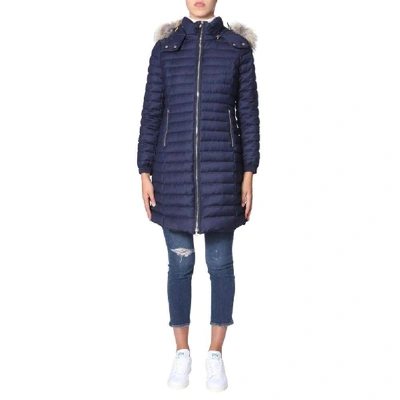 Shop Tatras Women's Blue Wool Down Jacket