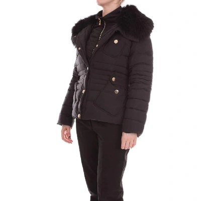 Shop Boutique Moschino Women's Black Polyester Down Jacket
