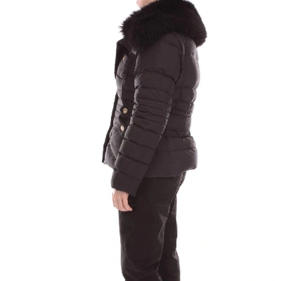 Shop Boutique Moschino Women's Black Polyester Down Jacket