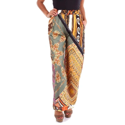 Shop Chloé Women's Multicolor Silk Pants