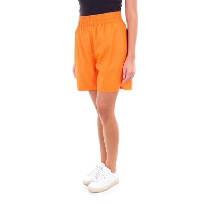 Shop Rains Women's Orange Cotton Shorts