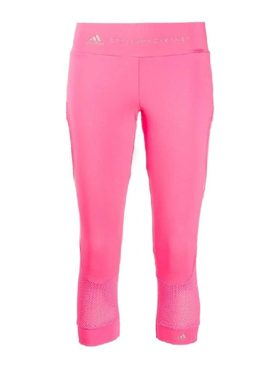 Shop Adidas By Stella Mccartney Women's Pink Polyester Leggings