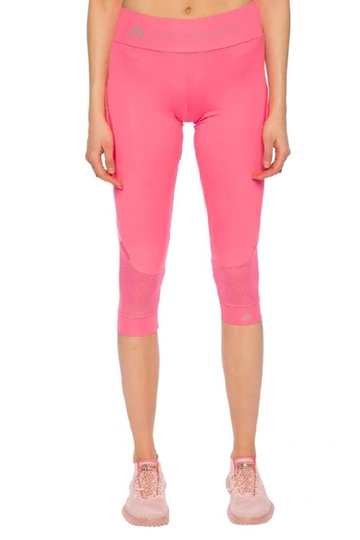 Shop Adidas By Stella Mccartney Women's Pink Polyester Leggings