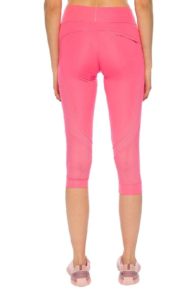 Shop Adidas By Stella Mccartney Women's Pink Polyester Leggings