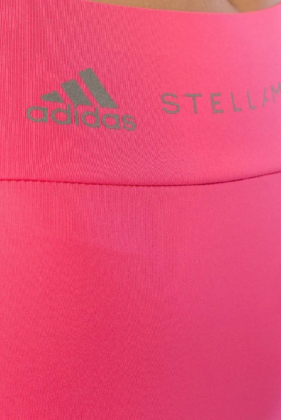 Shop Adidas By Stella Mccartney Women's Pink Polyester Leggings