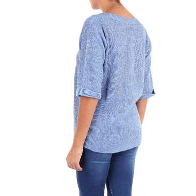 Shop Altea Light Blue Cotton Jumper