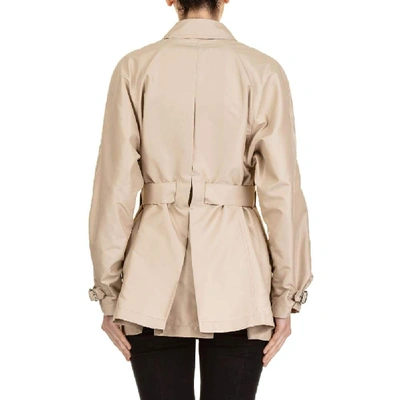 Shop Fay Beige Polyester Trench Coat