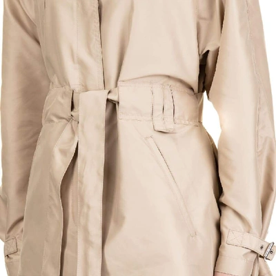 Shop Fay Beige Polyester Trench Coat