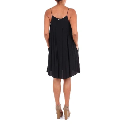 Shop Aglini Black Acetate Dress