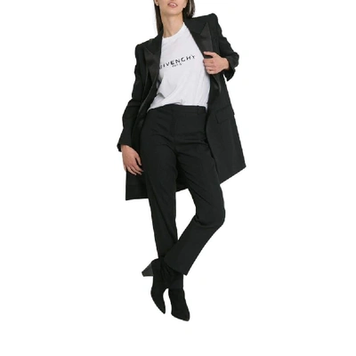Shop Givenchy Women's Black Wool Coat