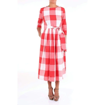 Shop Aglini Multicolor Cotton Dress