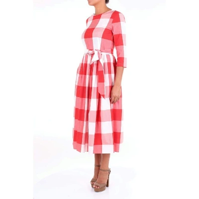 Shop Aglini Multicolor Cotton Dress