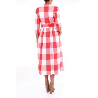 Shop Aglini Multicolor Cotton Dress